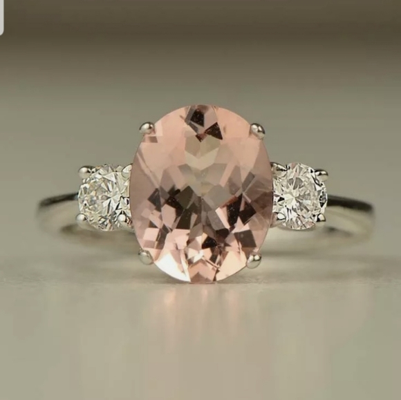 Independent Jewelry - Elegant Simulated Morganite Gemstone Ring